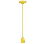 VT-7998 HIGH FREQUENCY PORCELAIN LAMP E27 HOLDER-YELLOW