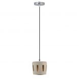 VT-7202 E27 CONCRETE+LAMPSHADE PENDANT LIGHT D:200