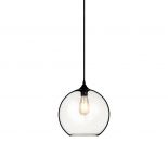 VT-7302 GLOBE GLASS PENDANT LIGHT -TRANSPARENT D:300-E27