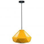 VT-7310 PASTEL PRISM YELLOW PENDANT LIGHT(E27) D:310*180MM