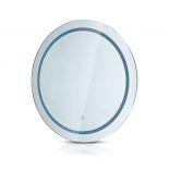 VT-8601 25W Lustro z podświetleniem LED z wyłacznikiem / Anti fog / Barwa: 3w1 / Wymiary: Ø600 x 35