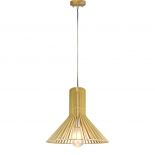 VT-3350 WOODEN PENDANT LIGHT WITH CHROME DECORATIVE CAP-E27