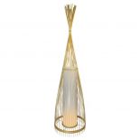 VT-3100 WOODEN FLOOR LAMP WITH RATTAN LAMPSHADE E27 HOLDER D:400*1000MM