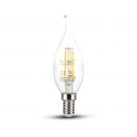VT-1997 4W Zarowka LED C35 / Klosz: plomie? / Barwa:6400K / Trzonek:E14