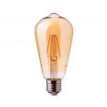 VT-1964 4W Zarowka LED ST64 Filament / Klosz: Bursztyn / Barwa:2200K / Trzonek:E27