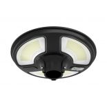 VT-65W 10W LED SOLAR ROUND GARDEN LIGHT SENSOR RF CONTROL 4000K IP65