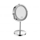 VT-7572 3W LED MIRROR LIGHT 4xAA BATTERY CHROME