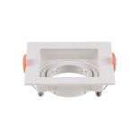VT-933 GU10 FITTING SQUARE WHITE