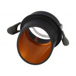 VT-974 GU10 FITTING ROUND BLACK
