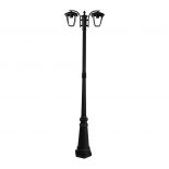 VT-739 E27 POLE LAMP-BLACK (2 HEADS)