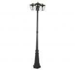 VT-740 E27 POLE LAMP-BLACK (3 HEADS)