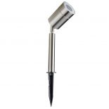 VT-770 GU10 GARDEN SPIKE FITTING STAINLESS STEL BODY -WHITE IP44