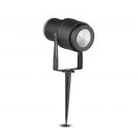 VT-857 12W LED GARDEN LAMP GREEN BLACK BODY