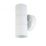 VT-7622 GU10 2 WAY WALL FITTING,STAINLESS STEEL BODY, IP44 (MATT WHITE)