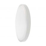 VT-8618 18W LED DOME LIGHT 6500K ROUND WHITE FRAME IP44