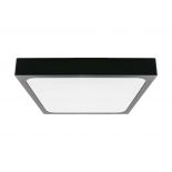 VT-8624 24W LED DOME LIGHT 4000K SQUARE BLACK FRAME IP44