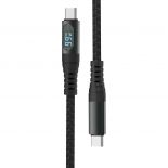 VT-5303 1M TYPE C USB CABLE-BLACK