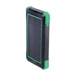 VT-11111 10000mAh SOLAR WIRELESS CHARGER POWER BANK BLACK