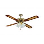 VT-6056-4 55W CEILING FAN WITH 4 LIGHT -PULL CHAIN CONTROL-4 BLADES-AC MOTOR