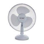 VT-4012-3 40W DESK FAN WITH KNOCK-DOWN BASE-4 BUTTONS-3 BLADES(12INCH)