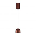 VT-7795 LED HANGING LAMP D:100 ADJUSTABLE WIRE & TOUCH LIGHT ON/OFF 3000K BROWN BODY