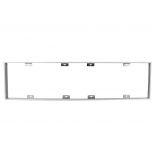 ALUMINUM FRAME 1200X300MM WITH SCREWS FIXED DIY - WHITE