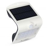 VT-767-2 1.5W LED SOLAR WALL LIGHT 4000K -WHITE +BLACK BODY