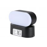 VT-816 6W Lampa scienna LED / Barwa:3000K / Obudowa: Czarna