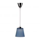 VT-1036 7W LED CEILING LAMP 4000K - CHROME BODY+BLUE SHADE