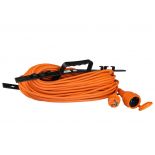 VT-3002-30 EXTENSION CABLE(3G1.5MMX30M)-1 WAY-16A-IP44-ORANGE & BLACK
