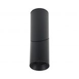 VT-804 SURFACE MOUNTED GU10 FITTING 197mm BLACK