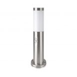 VT-838 BOLLARD LAMP-PIR SENSOR-STAINLESS STEEL BODY(45CM) E27 SATIN NICKEL-IP44