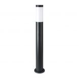 VT-838 BOLLARD LAMP-STAINLESS STEEL BODY(80CM)E27 BLACK-IP44