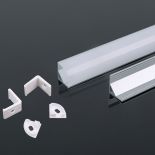 VT-8151 MOUNTING KIT WITH DIFFUSER FOR LED STRIP 2000x15.84x15.8mm