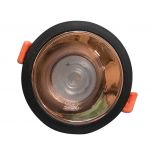 VT-11106 7W LED PLASTIC SPOTLIGHT 3IN1 ROSE GOLD+BLACK BODY