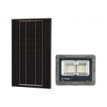 VT-101W 12W SOLAR PANEL WITH LED FLOODLIGHT 6000K BLACK BODY